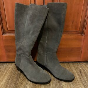Vionic Charcoal Over the Knee Boots